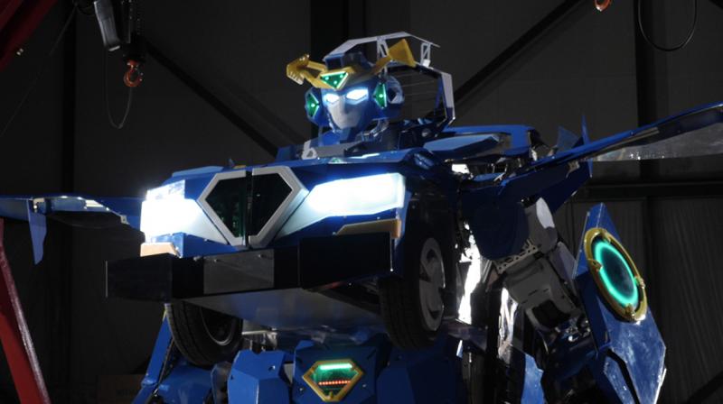The â€œJ-deite RIDEâ€ robot is the brainchild of Kenji Ishida, CEO of Brave Robotics and a fan of anime movies featuring robots that could transform or combine with each other.(Photo: BRAVE ROBOTICS Inc)
