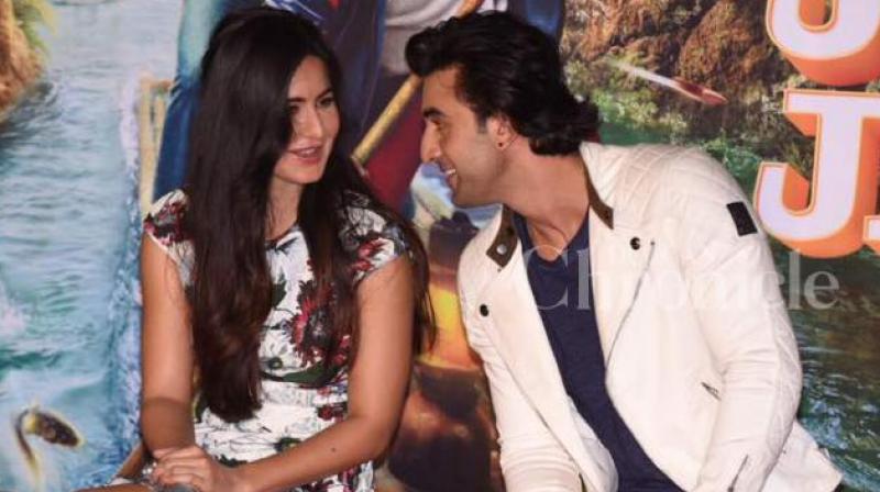 Katrina Kaif and Ranbir Kapoor.