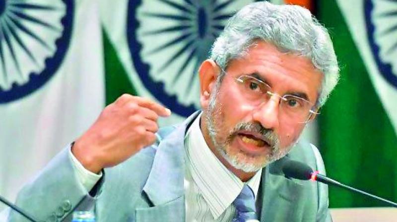 Foreign secretary S. Jaishankar had extensive interactions with Chinese officials