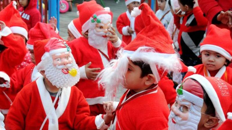 Sonu Savita, the mahanagar president of Hindu Jagaran Manch, alleged that the activity of taking toys and gifts to schools will affect the mentality of students. (Photo: PTI/Representational)