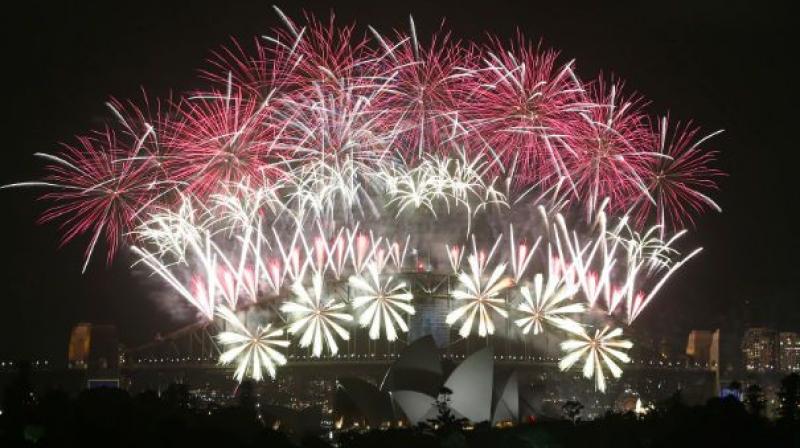 The visual extravaganza in Australias biggest city is already watched by more than a million people at Sydney Harbour and a further one billion via a television audience. (Photo: AP)