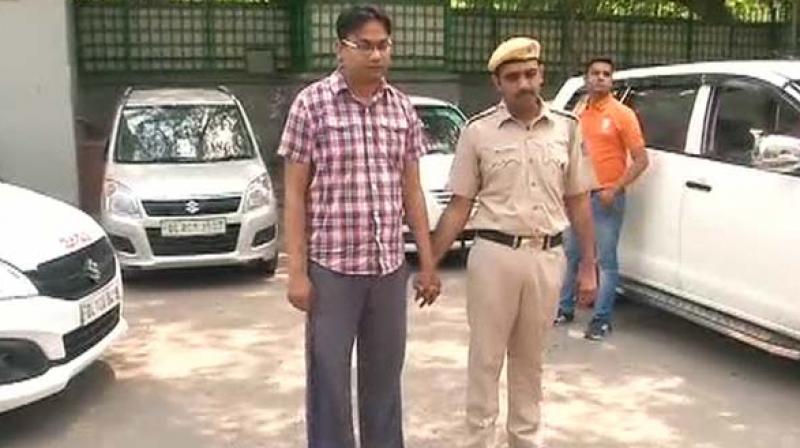 The 34-year-old man, identified as Akash Choudhary, targeted people through fake social media accounts. (Photo: ANI)