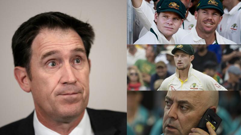 A review into a ball-tampering scandal has condemned an \arrogant\ and \controlling\ culture at Cricket Australia that led to players cheating in pursuit of victory. (Photo: AFP / AP)