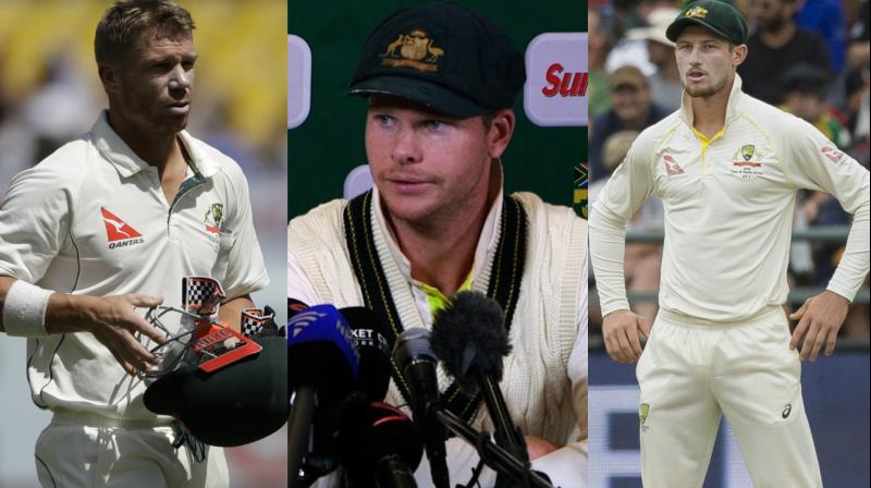 While the then Australian skipper Steve Smith and David Warner were banned for a year, Cameron Bancroft was suspended for nine months following the ball-tampering saga in Cape Town. (Photo: AFP / AP)