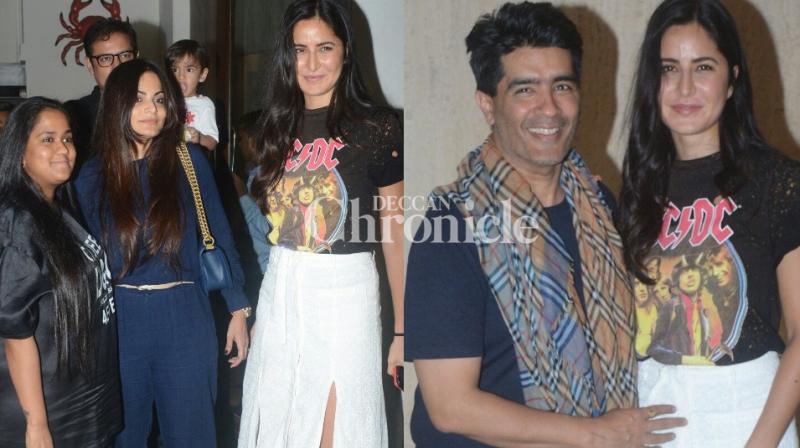 Hanging out: Katrina spends quality time with Salmans sisters, Manish
