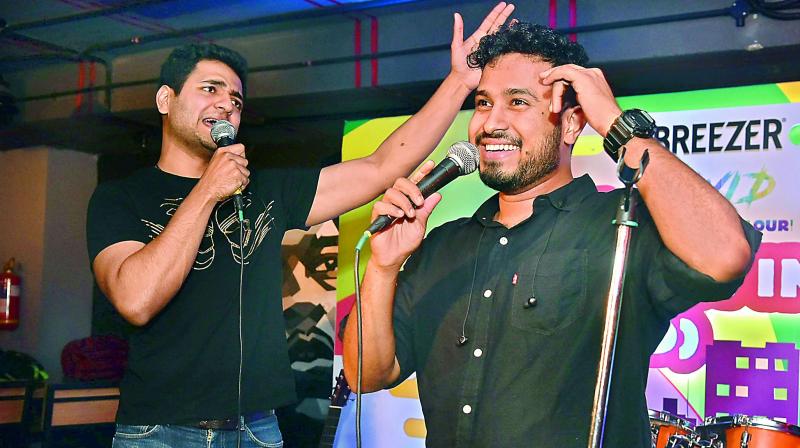 Kenny Sebastian and Abish Mathew set the house on fire with their witty one-liners.