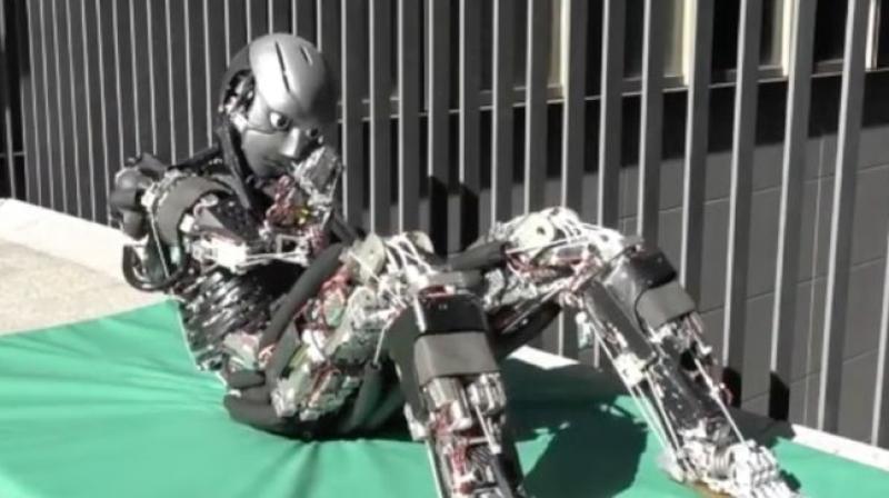 New humanoid robot sweats during exercise