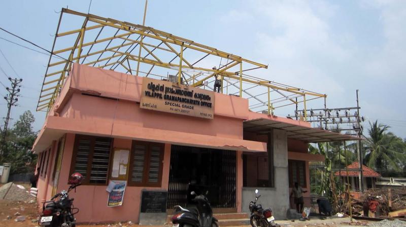 The Sisu Mandiram building where the panchayat is temorarily functioning. (Photo: DC)