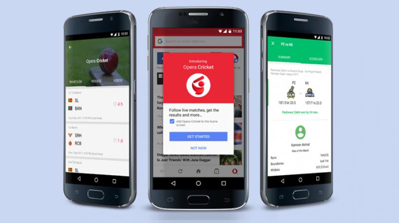 After upgrading to the latest version of Opera Mini, users will see a \Get Started\ banner to activate this feature.