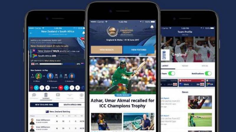 The app will offer coverage through 365 days of the year across all current and upcoming series and tournaments including fixtures, results, HD quality videos, ICC news, ICC Rankings and more.