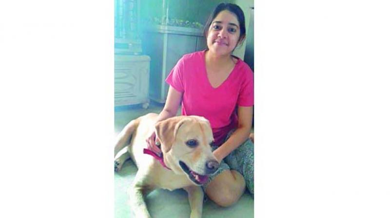 Brinda Sanyal, a student, believes her dog helped cure her depression and reduce her anxiety levels