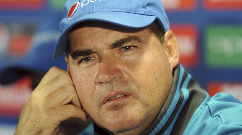 It is reported that Pakistan cricket team coach Mickey Arthur has made it clear that unless former Test opener and chairman of Cricket Committee, Mohsin Khan, apologises for his alleged remarks about the head coach in a television show, he (Arthur) has no intentions of holding any meeting with him. (Photo: AP)