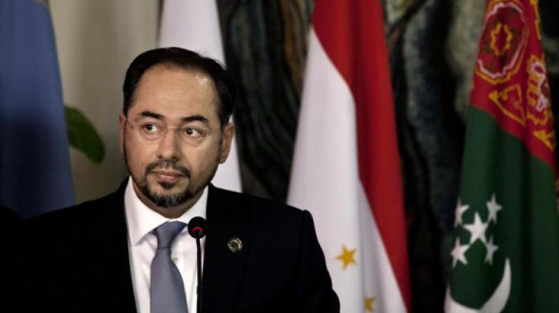 Afghanistans foreign minister Salahuddin Rabbani was stripped of his posts following no confidence votes on Saturday. (Photo: AP)
