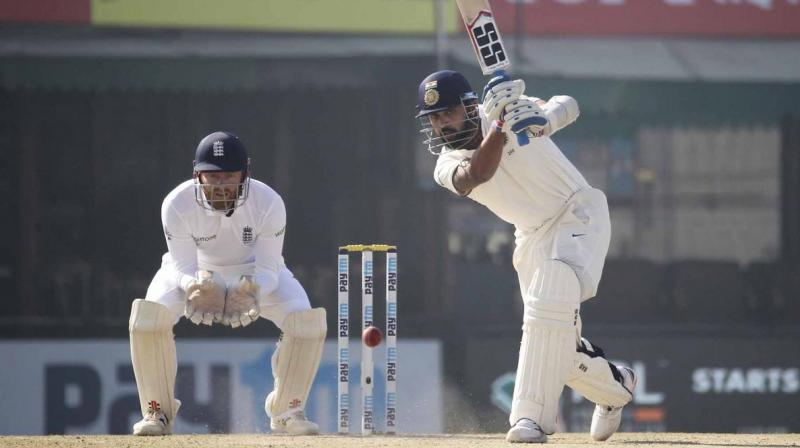 Murali Vijay found himself in a spot of bother, but a technicality in the rulebook saved him. (Photo: BCCI)