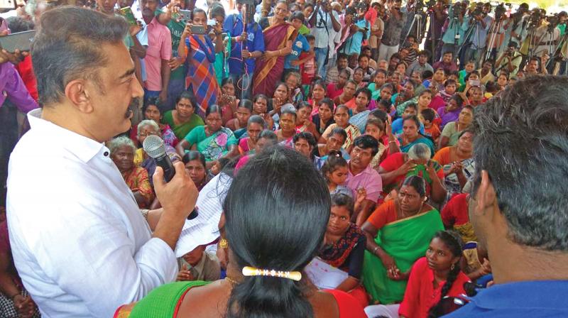 After much delay, actor-politician Kamal Haasan launched the whistleblower app called Maiam Whistle from his party office in Chennai.