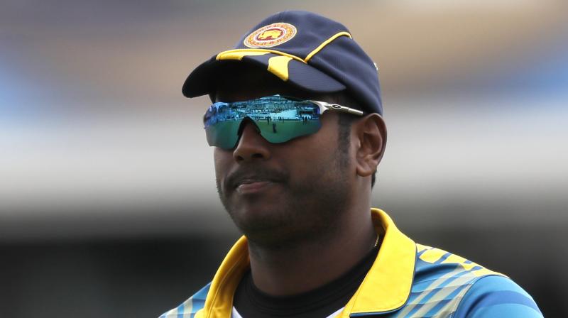 \I have been made the scapegoat in this entire saga of Sri Lankas dismal performance against Bangladesh and Afghanistan in the Asia Cup,\ said Angelo Mathews. (Photo: AP)