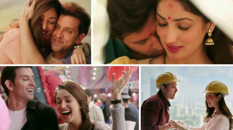 Screengrabs from the song Kaabil Hoon.