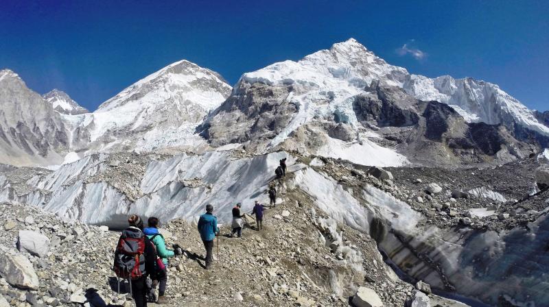 One-third of Himalayan glaciers will melt by the end of the century due to climate change, threatening water sources for 1.9 billion people. (Photo: AP)