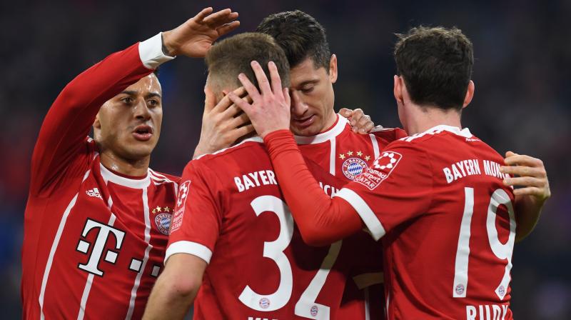 Bayern are strong favourites to reach their sixth Champions League semi-final in seven years. (Photo: AP)