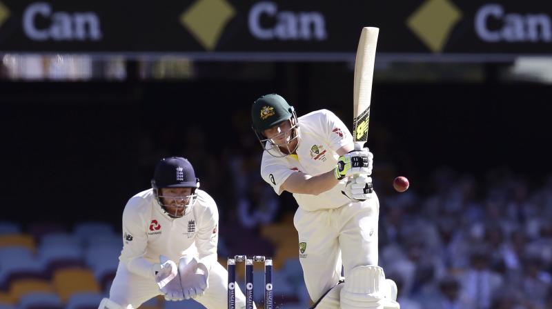 At the close on the second day, the Australians were 165 for four and trailing by 137 runs, with Smith unbeaten on 64 and Shaun Marsh not out 44. (Photo: AFP)