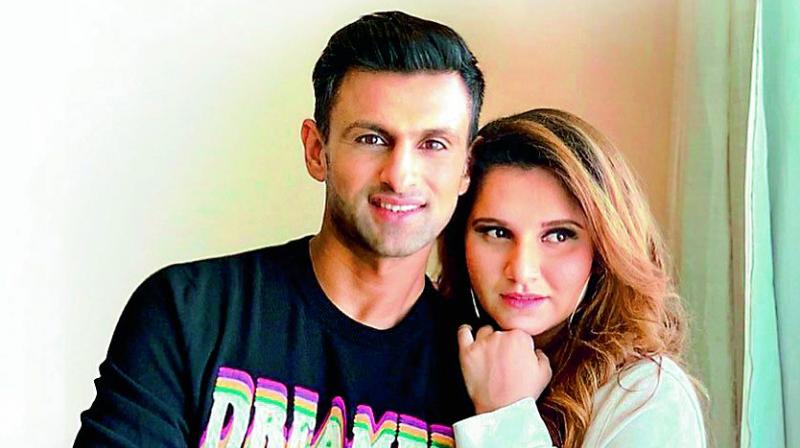 Shoaib Malik and Sania Mirza.