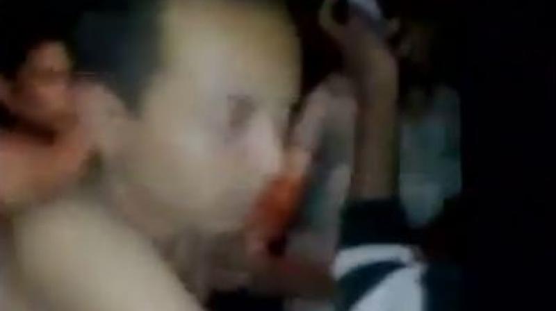 2 boys beaten and paraded naked by group of men after they allegedly molested a girl. (Photo: ANI | Screengrab)