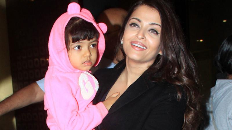 Aaradhya even accomapnies her mother Aishwarya Rai Bachchan at the Cannes film festival.