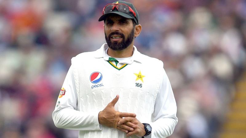 Misbah-ul-Haq has been banned for one test. (Photo: AFP)