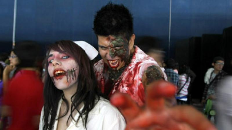 A zombie may have 90% chance of infecting victims (Photo: AFP)