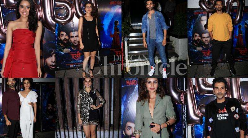 Shraddha, Rajkummar, team celebrate as Stree enters 100-crore club