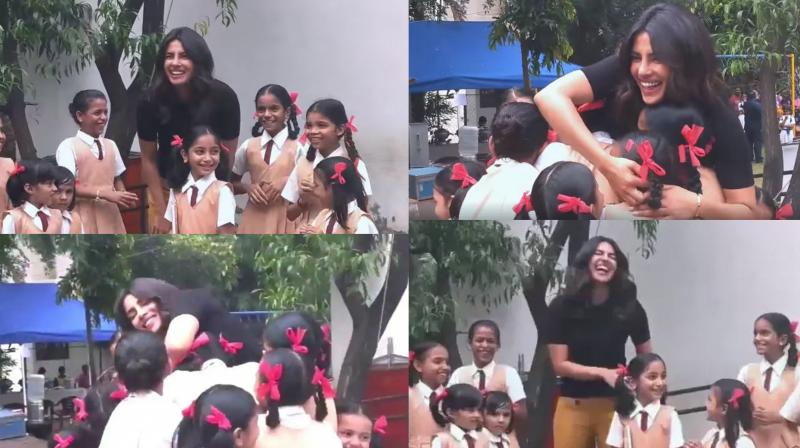 Stills from video posted by Priyanka Chopra. (Courtesy: Twitter)