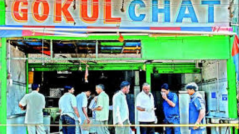 File photo of Gokul Chat bhandar that witnessed an explosion in August 2007. (Image: DC)