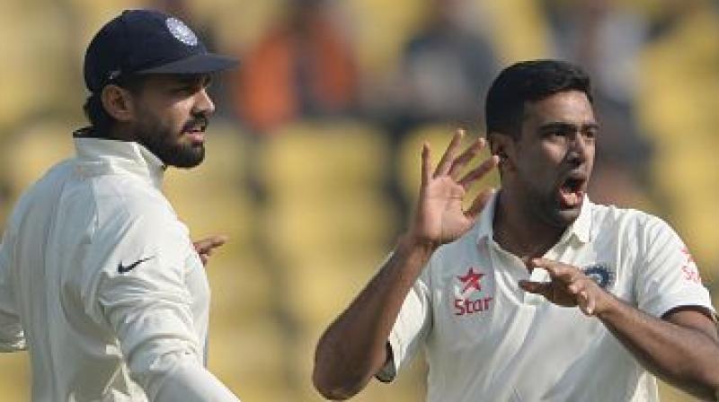 Tamil Nadu will be without the services of ace spinner R Ashwin, Test opener Murali Vijay and all-rounder Vijay Shankar for the upcoming Ranji Trophy game against Hyderabad at Tirunelveli from November 12 to 15. (Photo: AFP)