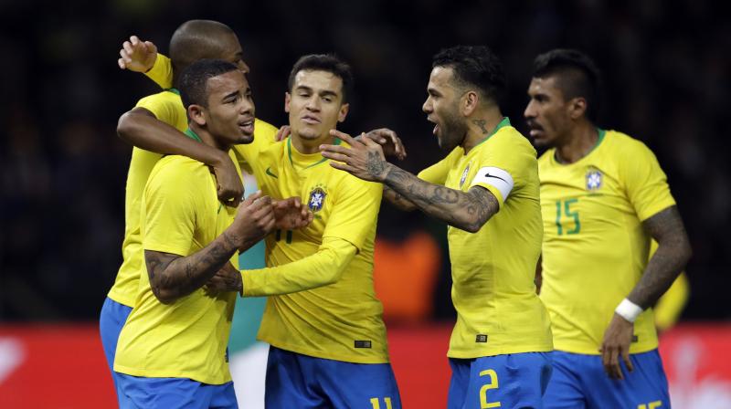 Manchester City striker Gabriel Jesus powered in a first-half header in Berlin as Brazil gained a measure of revenge for the 7-1 demolition by Joachim Loews side in the 2014 World Cup semi-finals. (Photo: AP)