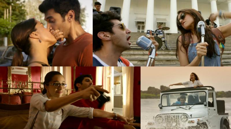 Screengrabs from the first dialgoue promo of OK Jaanu.