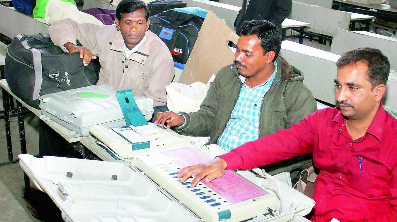 Several Opposition parties, chiefly the BSP, Congress and the AAP, had raised questions on the EVMs.