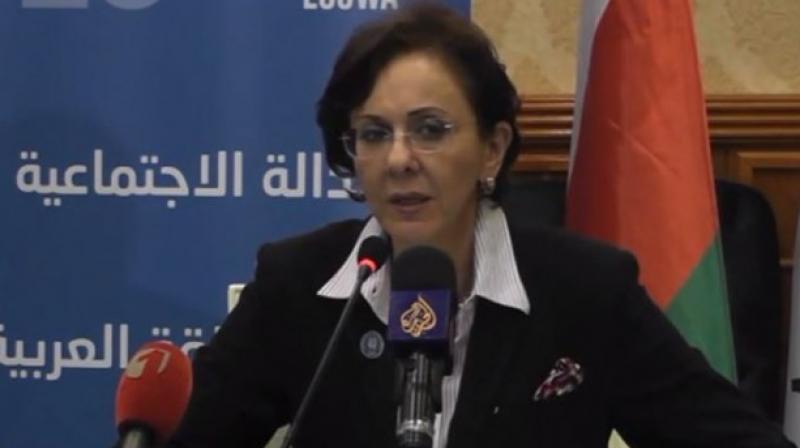 UN official Rima Khalaf announced her resignation on Friday, saying the secretary general had asked her to withdraw a report in which she accused Israel of being an â€œapartheid stateâ€. (Photo: YouTube)