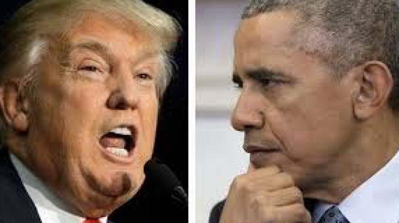 US President Donald Trump on Friday repeated his charge that predecessor Barack Obama had ordered a wiretap against him. (Photo: AP)