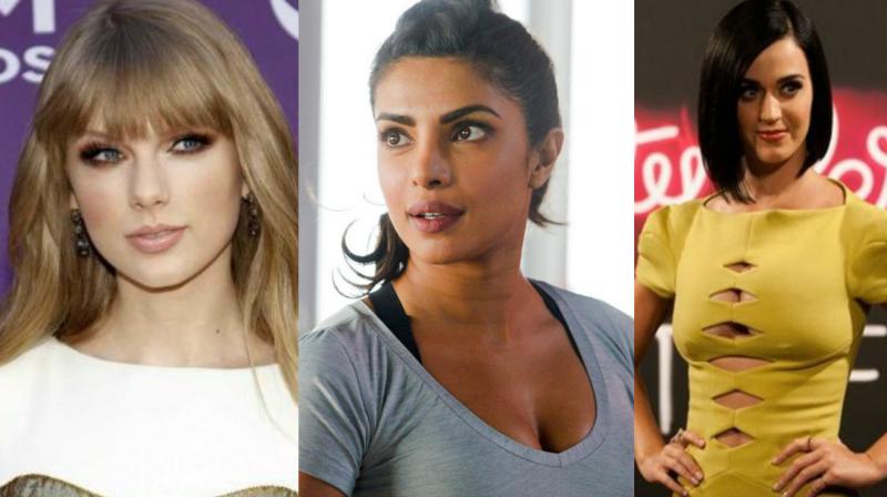 Priyanka Chopra, Katy Perry and Taylor Swift were among the celebrties who took to Twitter to conver