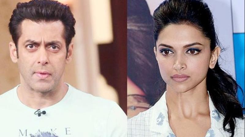 Deepika Padukone and Salman Khan.