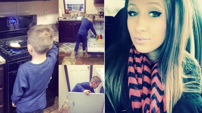 Nikkole Paulun wrote that she wants to make it clear to her child that household work just isnt for women. (Photo: Facebook/ Nikkole Paulun)