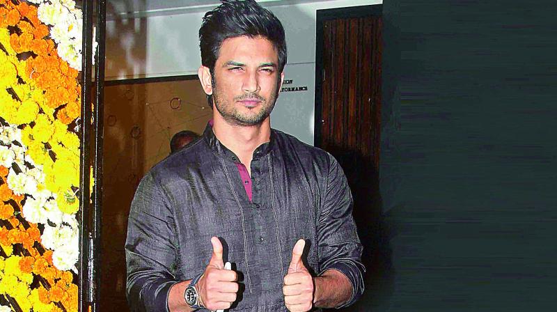 Sushant Singh Rajput plays an astronaut in the science fiction film and as part of his training, recently took lessons on flight simulation.