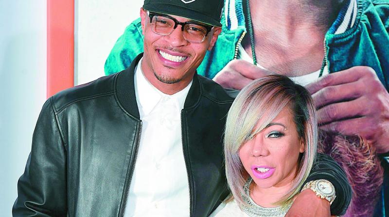 Rapper T.I. with Tameka Cottle