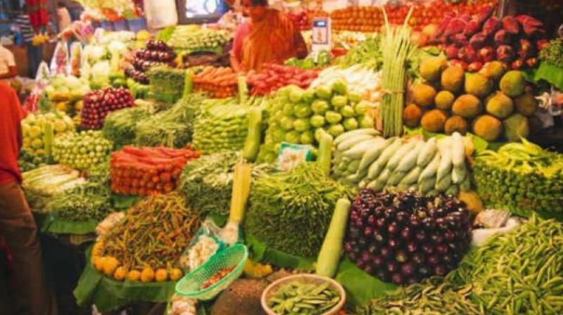 The prices of non-local vegetables like cabbage, gourds, beetroot, onions, cucumber, were stable. (Representational image)
