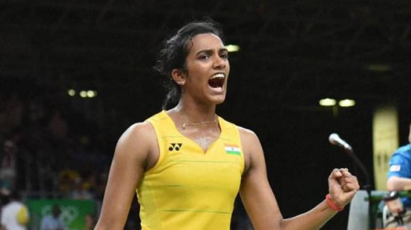 PV Sindhu easily notched up a 21-14, 21-15 win over unseeded Japanese Aya Ohori in the second round match. (Photo: PTI)