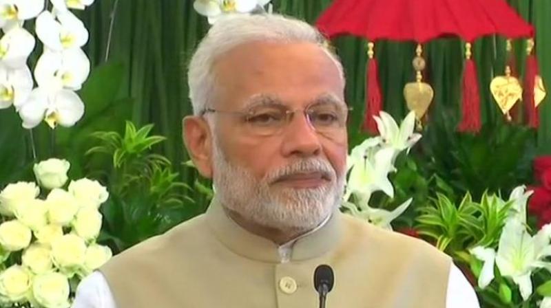 Such tragic incidents give a message that it is the need of the hour to strengthen the efforts being taken on the global level to combat terrorism, Modi said. (Photo: ANI | Twitter)