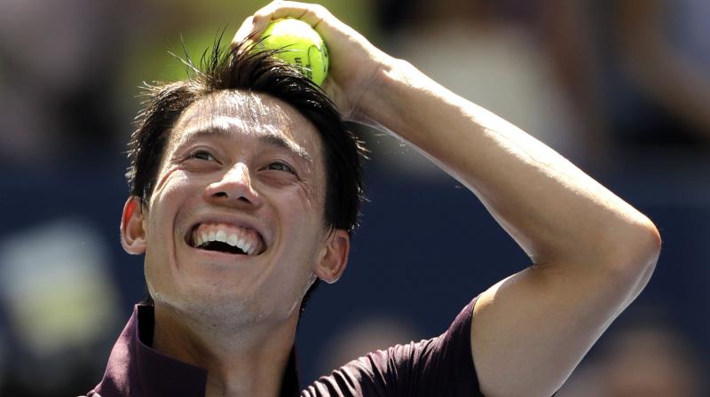 Nishikori rallied to beat Marin Cilic 2-6, 6-4, 7-6 (5), 4-6, 6-4 in a match that lasted 4 hours, 8 minutes. (Photo: AP)
