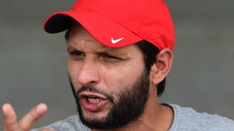 Shahid Afridi said he was bitterly sad and disappointed at finding out the involvement of Sharjeel Khan and Khalid Latif in the Pakistan Super League fixing scandal. (Photo: AFP)