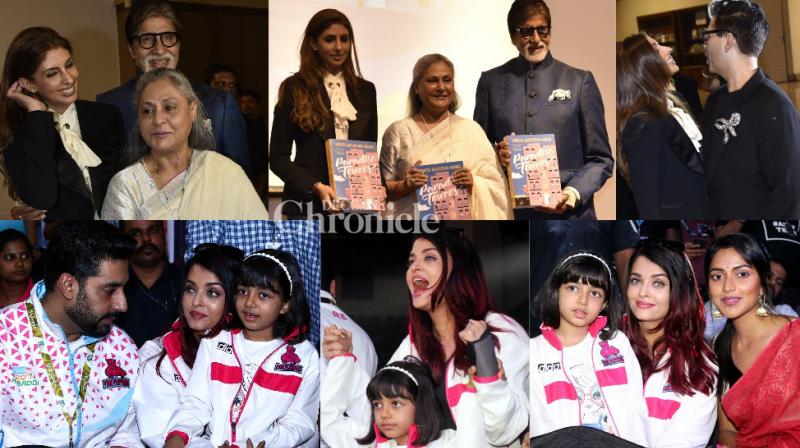 Jaya, Big B for Shwetas venture, Aishwarya, Abhishek, Aaradhya back team