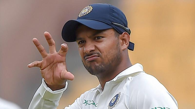 KL Rahul and Murali Vijay paid the price of failing to perform and debutant Mayank Agarwal expected to open the batting with Hanuma Vihari, who is set to be bumped up the order. (Photo: PTI)